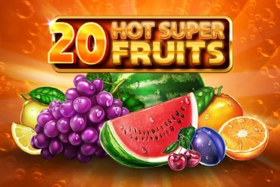 Capa do slot 20 Hot Super Fruits